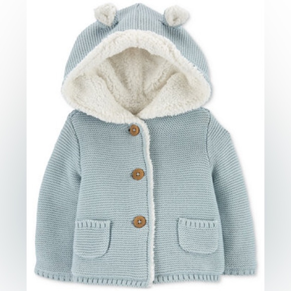 Carter's Baby Faux-Sherpa-Lined Hooded Jacket